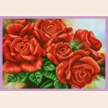 Набор для вышивания бисером КАРТИНЫ БИСЕРОМ "Красные розы"